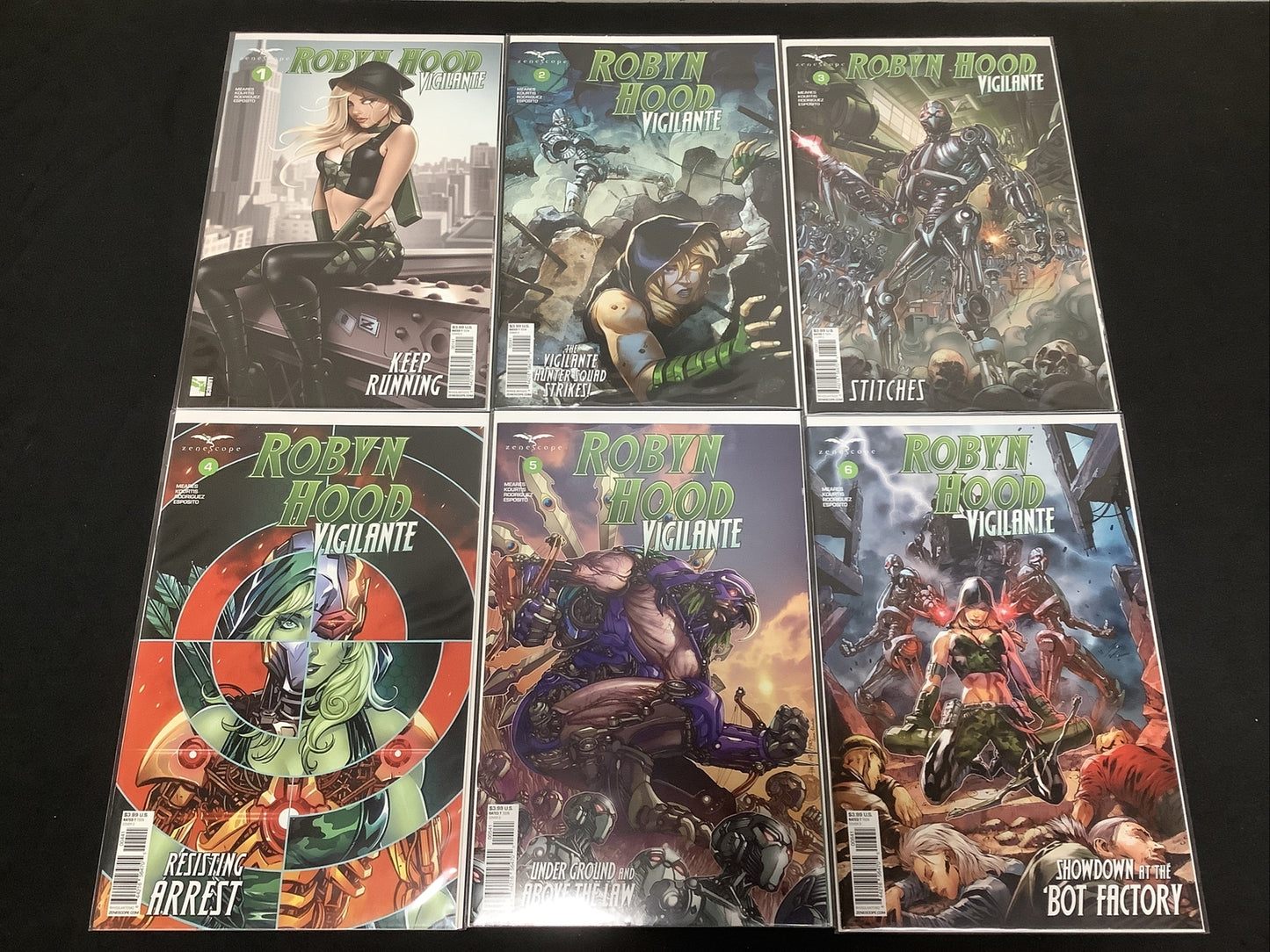 Robyn Hood: Vigilante #1-6 Complete Series, Zenescope, Ben Meares Babisu Kourtis