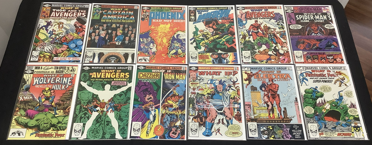 WHAT IF? #1-47 Complete Comic Series Set, Marvel 1977, 1st App Jane Foster Thor