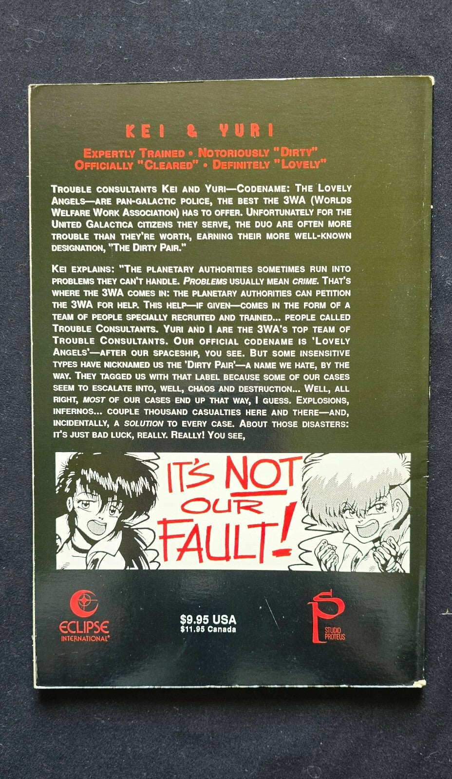 Dirty Pair, Biohazards By Adam Warren and Toren Smith (1st Print, 1989)