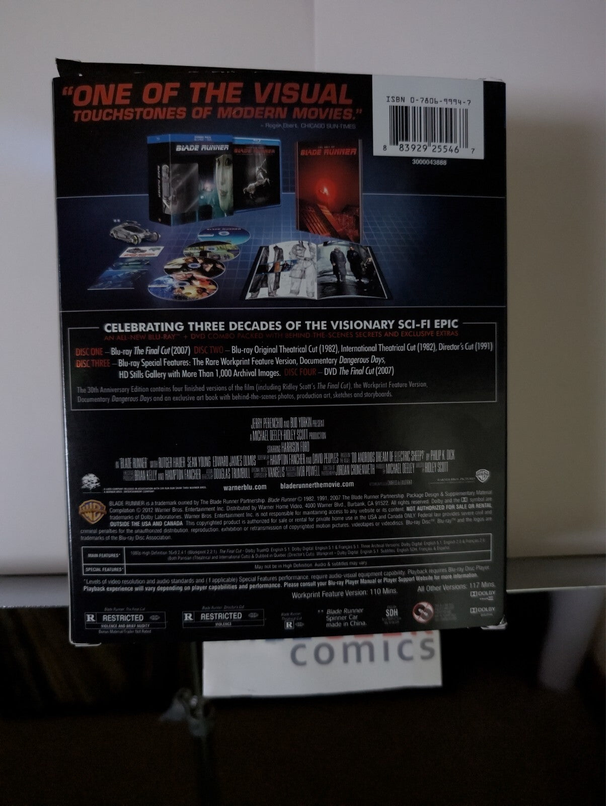 Blade Runner, 30th Anniversary Collector's Edition (Blu-Ray) Like New -JD