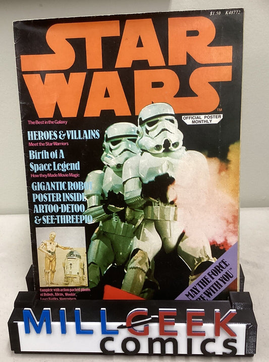 Star Wars Official Poster Magazine #1 (1977) C-3PO, R2-D2