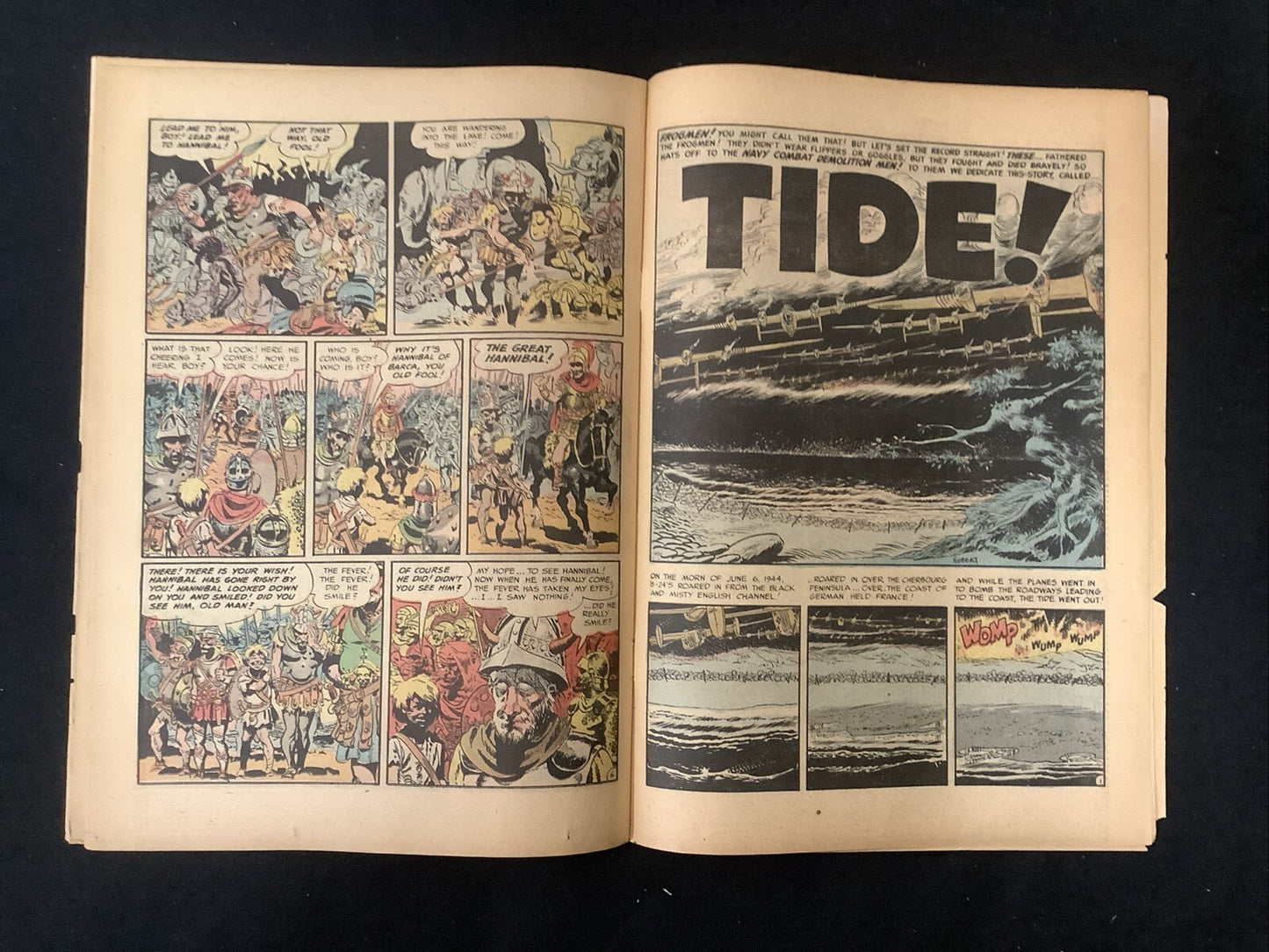 Two-Fisted Tales #32 (1953) VG (4.0) Spine Splits Totaling 2.5”, Jack Davis