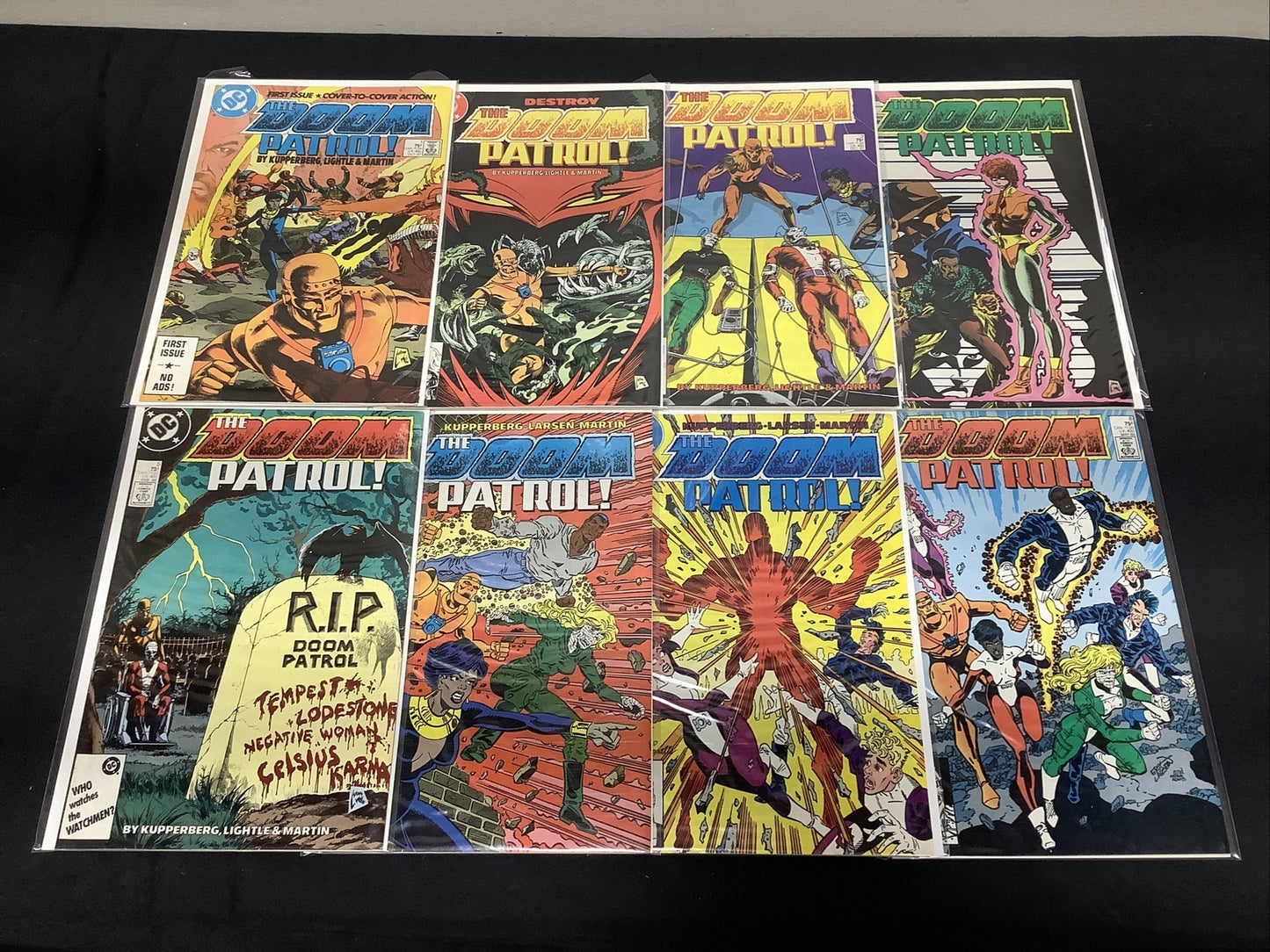Doom Patrol #1-8 Comic Lot, Vol.2 1987, 1st App Of  Lodestone + Shrapnel, DC