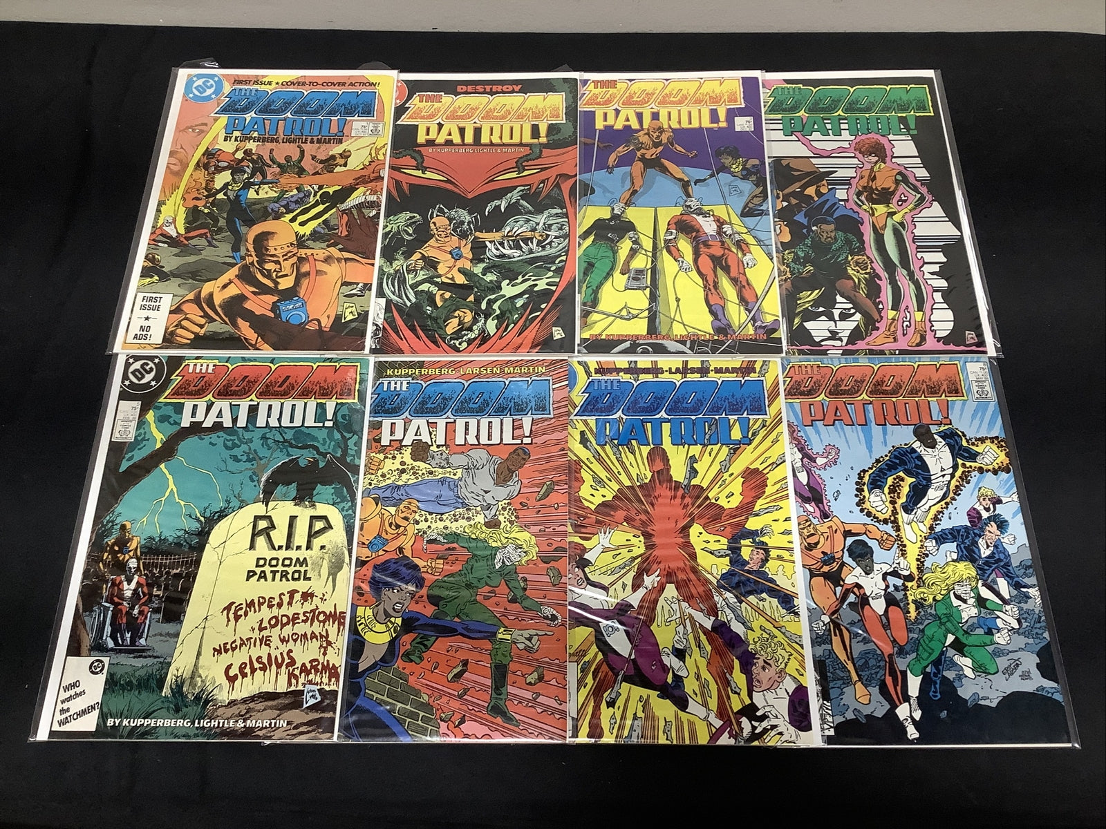 Doom Patrol #1-8 Comic Lot, Vol.2 1987, 1st App Of  Lodestone + Shrapnel, DC