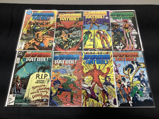 Doom Patrol #1-8 Comic Lot, Vol.2 1987, 1st App Of  Lodestone + Shrapnel, DC