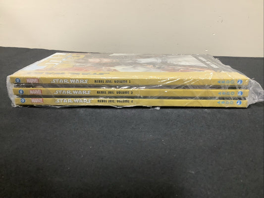 Star Wars Rebel Jail Vol. 1-5, Marvel/ABDO Publishing, Hardcover Library Copies