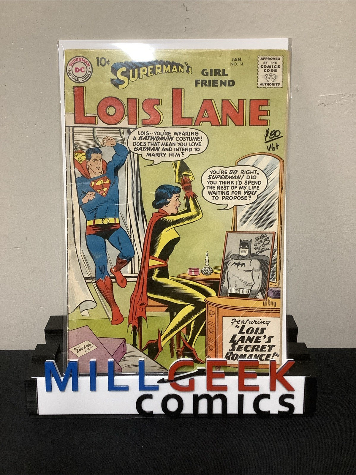 Superman's Girl Friend, Lois Lane #14 (DC Comics Jan 1960) VG+ (4.5) See Photos