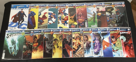 Superman #1-45 + Annual #1 + Rebirth Complete Comic Series, DC, Patrick Gleason