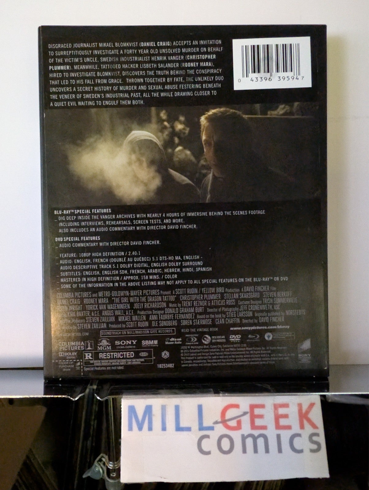 The Girl with the Dragon Tattoo, 3 Movie Collection (Blu-Ray) Like New -JD