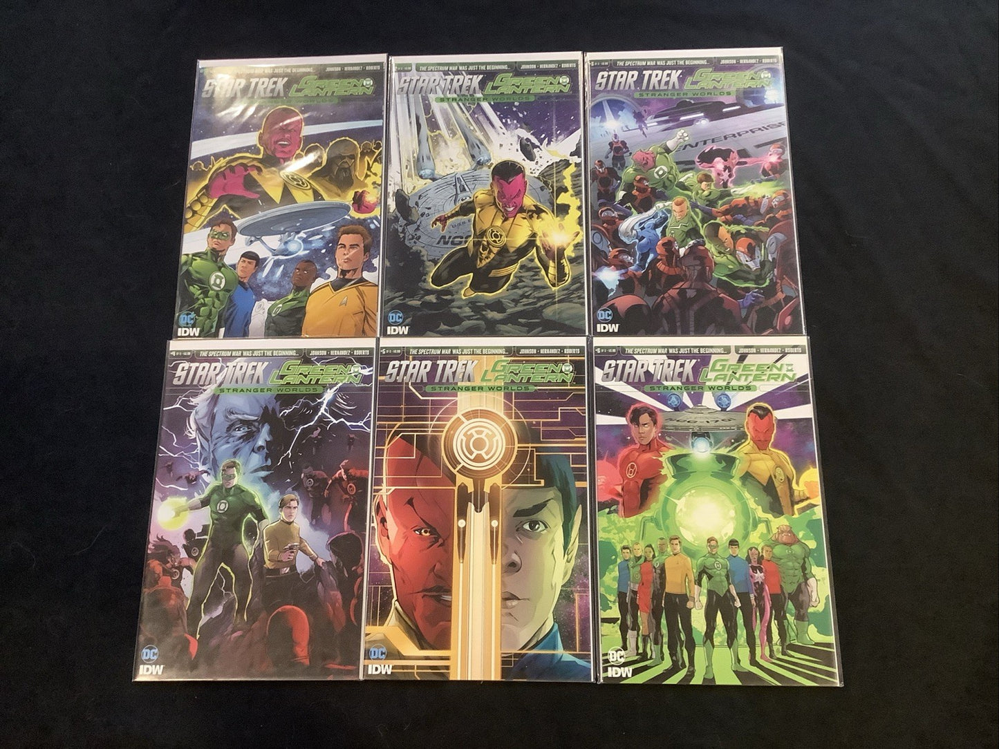 Star Trek / Green Lantern: Stranger Worlds #1-6 Complete Comic Set, IDW, DC