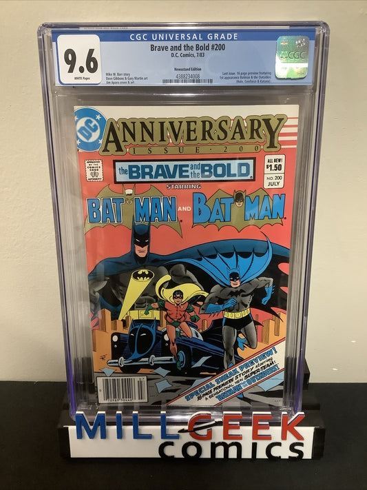 Brave and the Bold #200, DC Comics, CGC Graded 9.6, White Pages, Newsstand