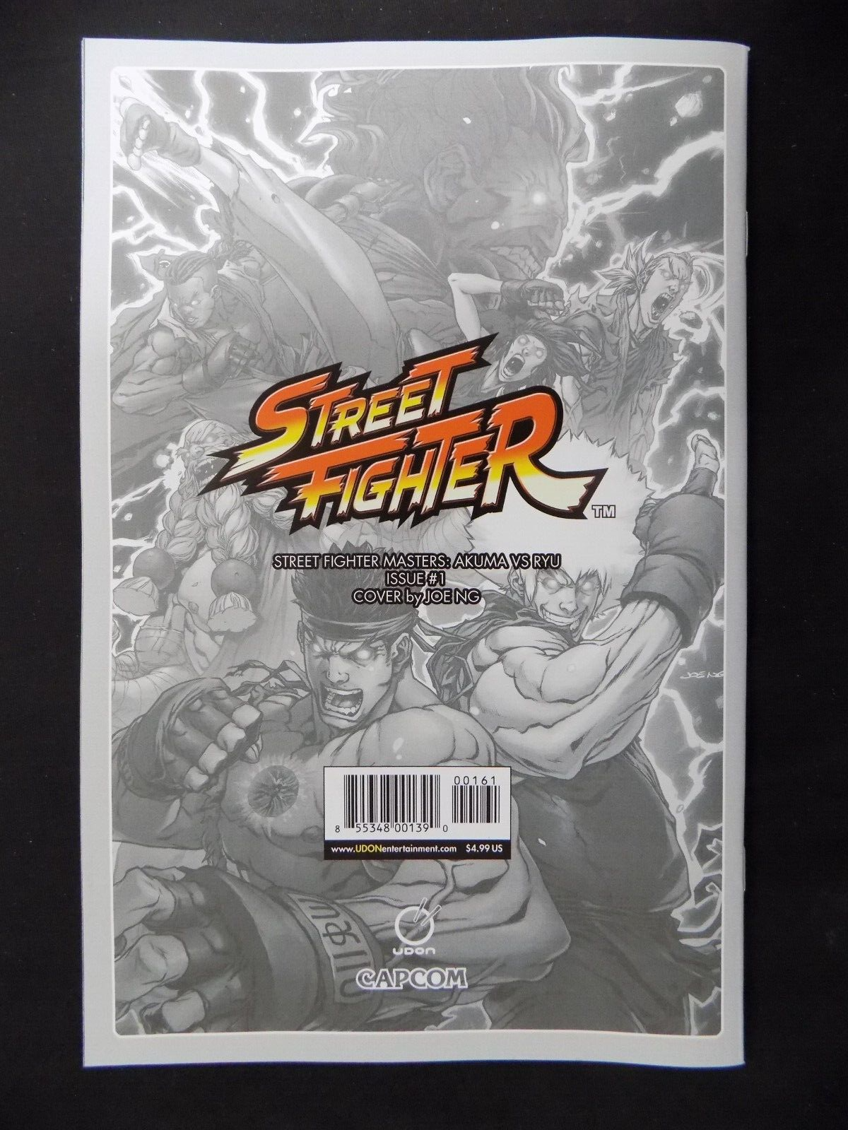 Street Fighter Masters Akuma Vs Ryu #1F Joe Ng Variant