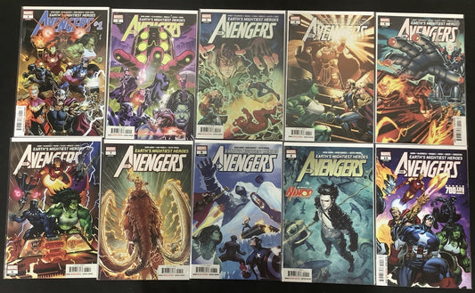 Avengers #1-10 Comic Lot, Marvel Comics, Jason Aaron, 1st Avengers Mountain