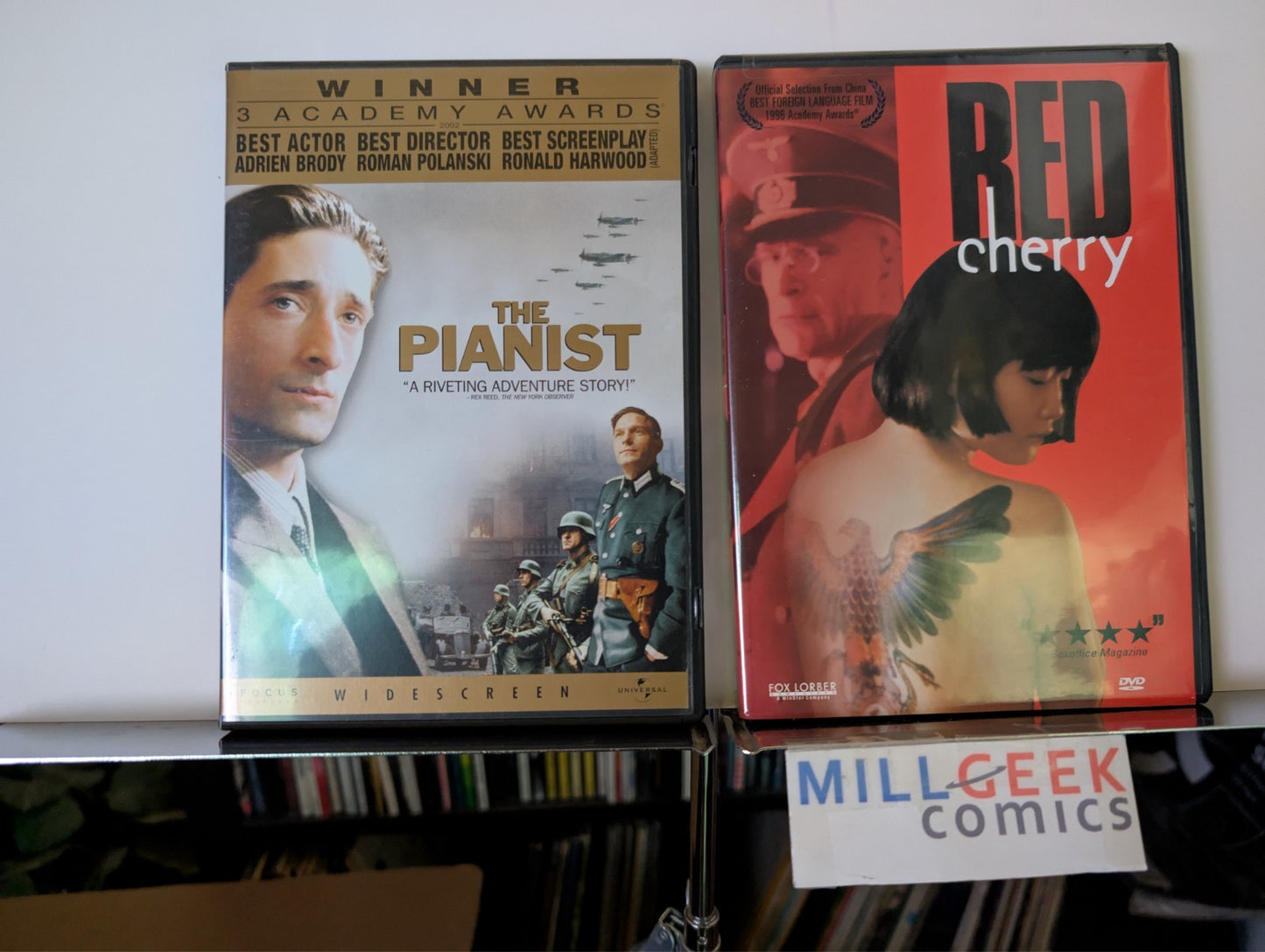 The Pianist / Red Cherry, 2 Movie Set (DVD) Like New -JD