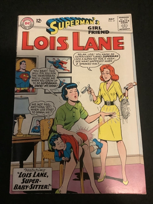 Superman's Girl Friend, Lois Lane #57 (DC Comics) F/VF (7.0) Super-Baby-Sitter