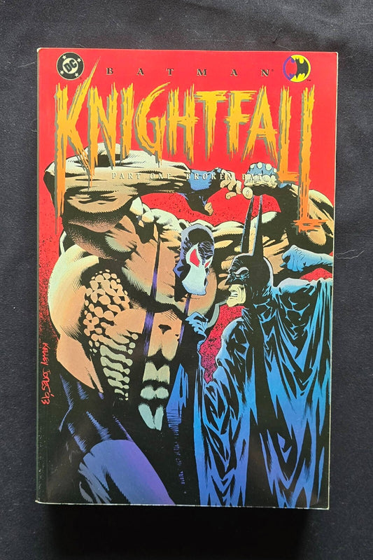 Batman Knightfall 2 TPB Lot - #1 Broken Bat & #2 Who Rules The Night? (1993)