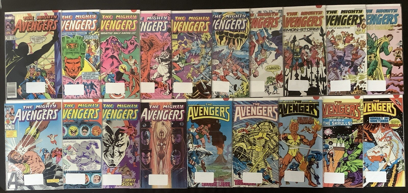 Avengers #257-260 Comic Lot, 1st App Nebula, Team-Up With West Coast Avengers