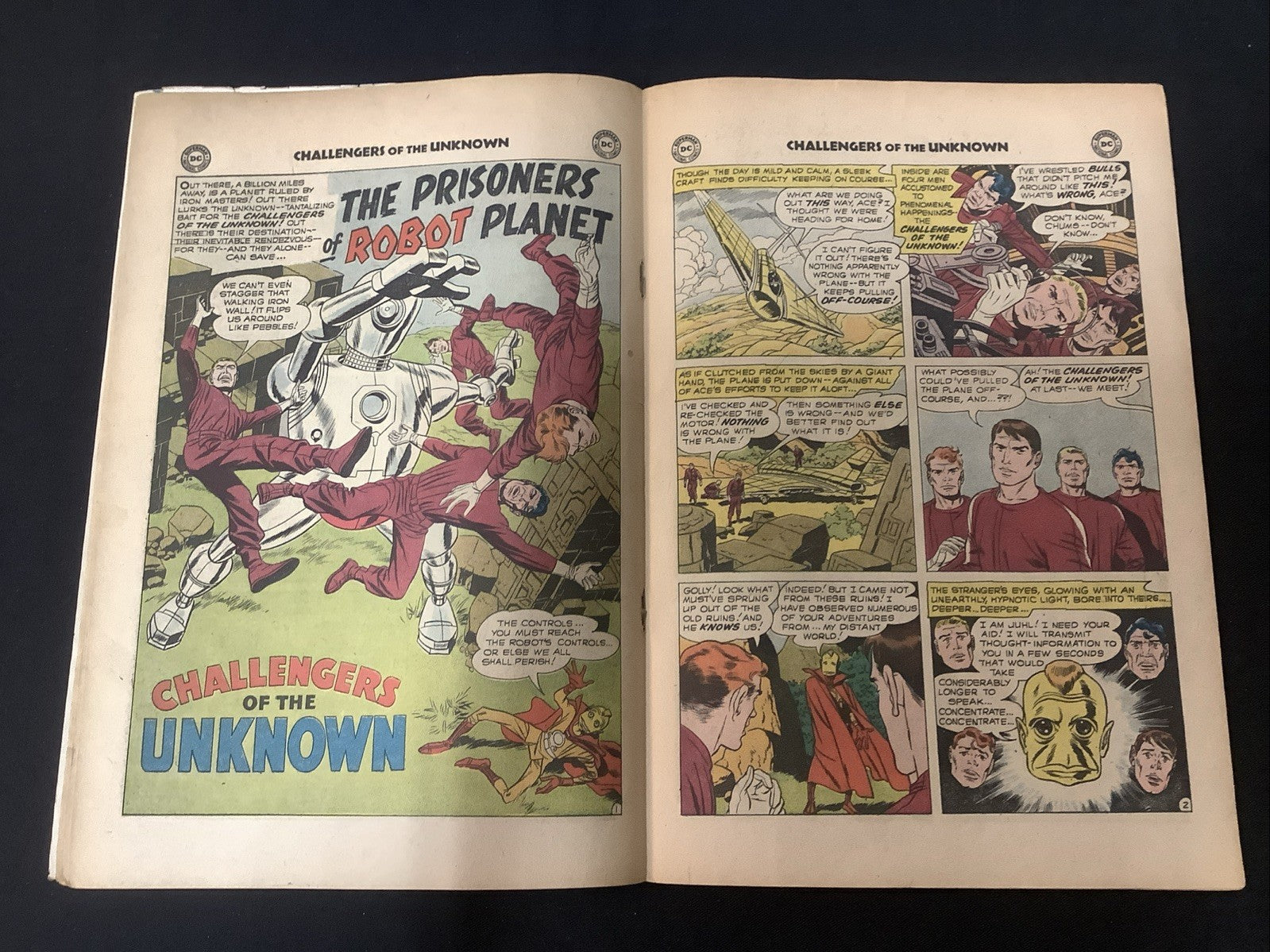 Challengers of the Unknown #8 (DC Comics 1959) G/VG (3.0) Last Jack Kirby