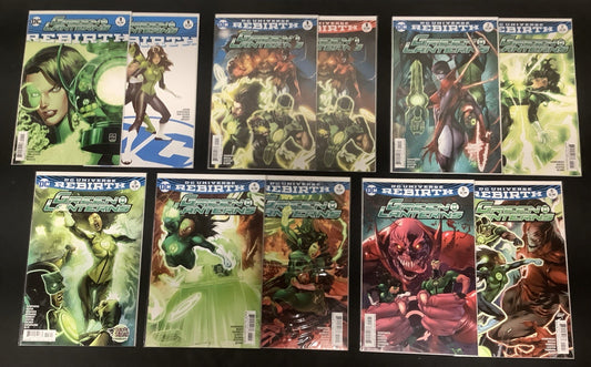 Green Lanterns #1-5 + Rebirth #1, DC Comics, Red planet , Multiple Covers