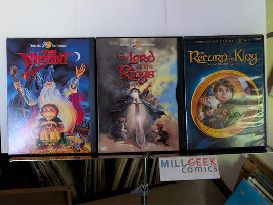 The Hobbit, Lord of the Rings, Return of the King ANIMATED Rankin & Bass (DVD)JD