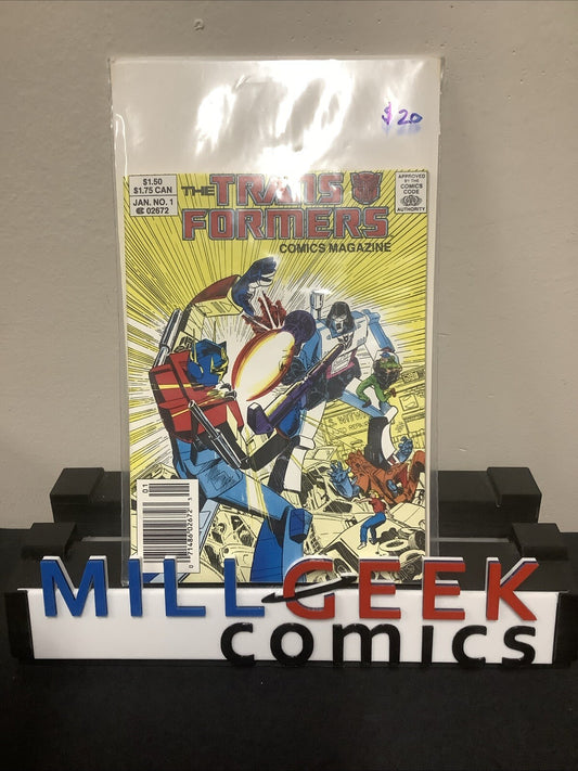 Transformers Comic Magazine #1 (January 1987) Marvel Comics
