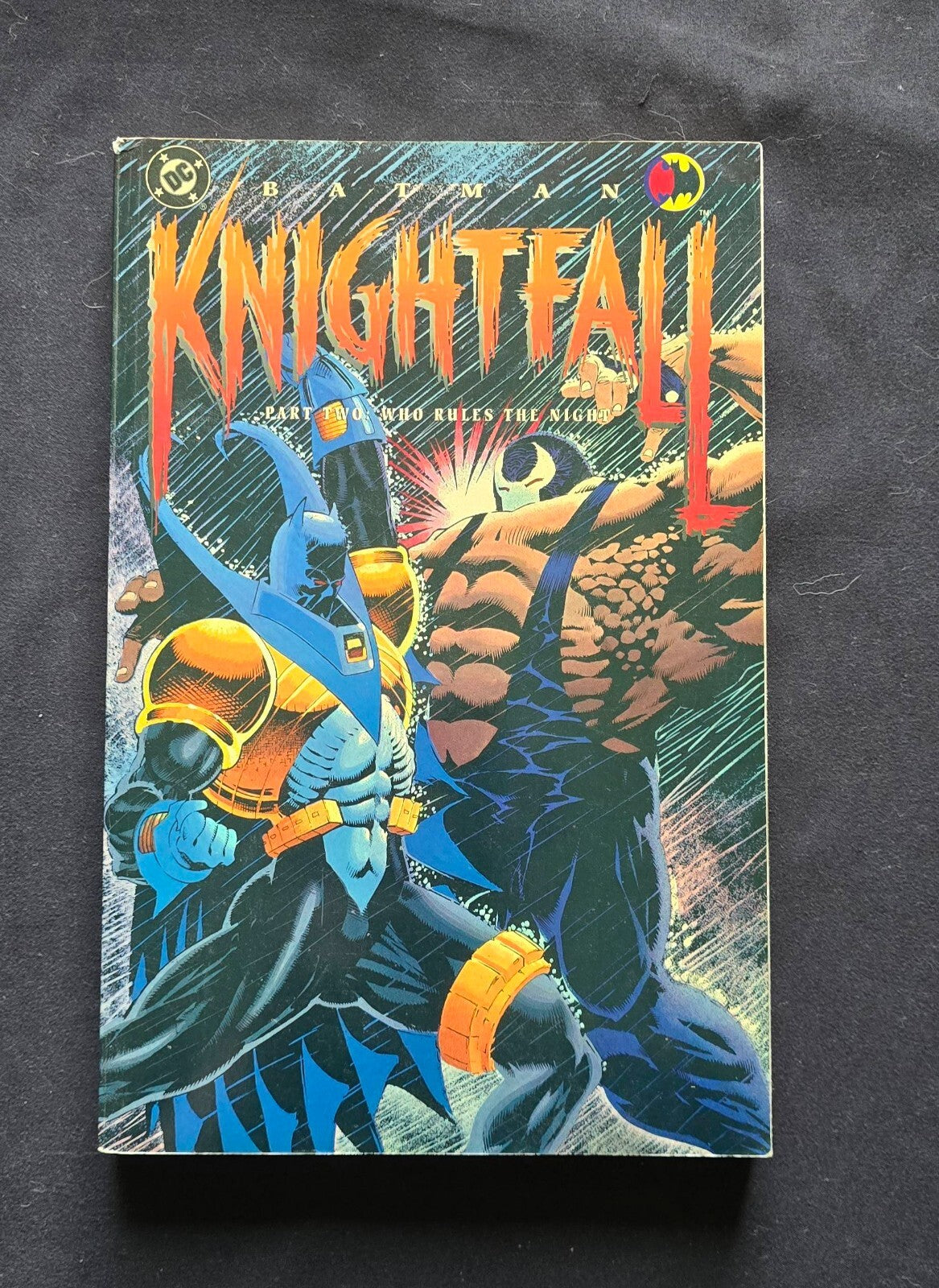 Batman Knightfall 2 TPB Lot - #1 Broken Bat & #2 Who Rules The Night? (1993)
