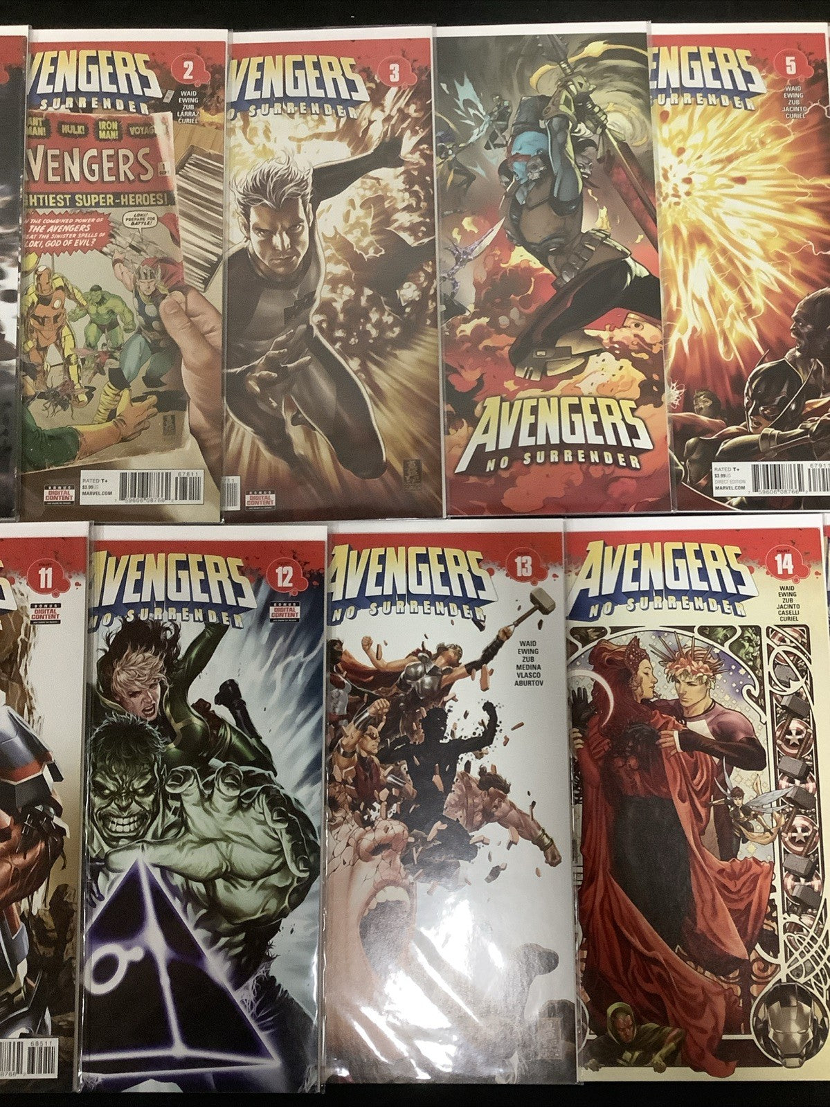 Avengers #672-690 Comic Lot, Marvel, Mark Waid, 1st App Immortal Hulk, 2017
