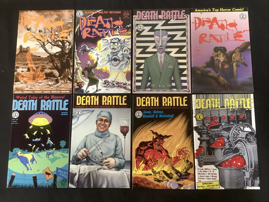 Death Rattle #11-18 Comic Lot, Kitchen Sink Press, Low Print Count