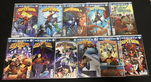 NEW SUPER-MAN, DC COMICS LOT #1-11 (2016) Gene Luen Yang, Billy Tan, Kenan Kong