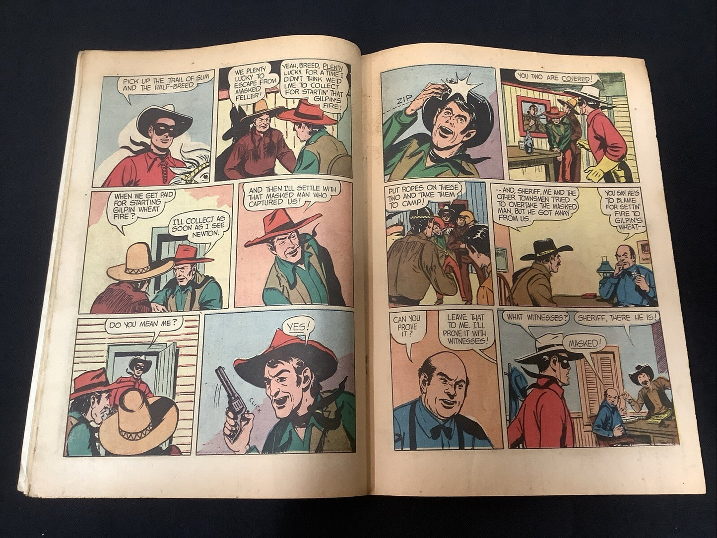 Lone Ranger #22 (1950) G/VG (3.0) 3/8” Spine Roll, Canadian Edition