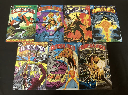 Omega Men #4-10 Comic Lot, DC Comics, 2nd App Lobo And 1st Full Story, 1983