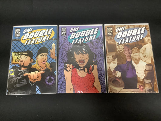 ONI DOUBLE FEATURE COMICS #1 -3 COMIC LOT JASON/JAY & KEVIN/SILENT BOB 2nd Print