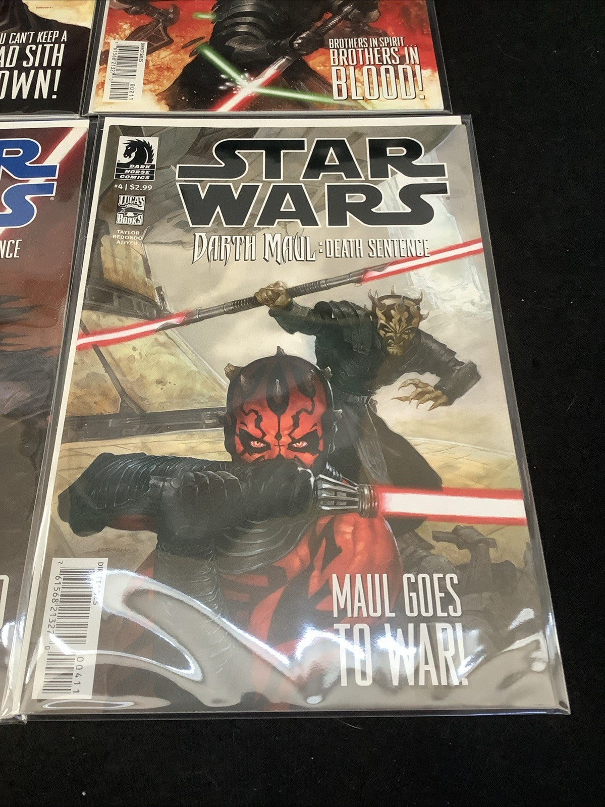 Star Wars Darth Maul Death Sentence #1-4 Complete Comic Set, Dark Horse Comics