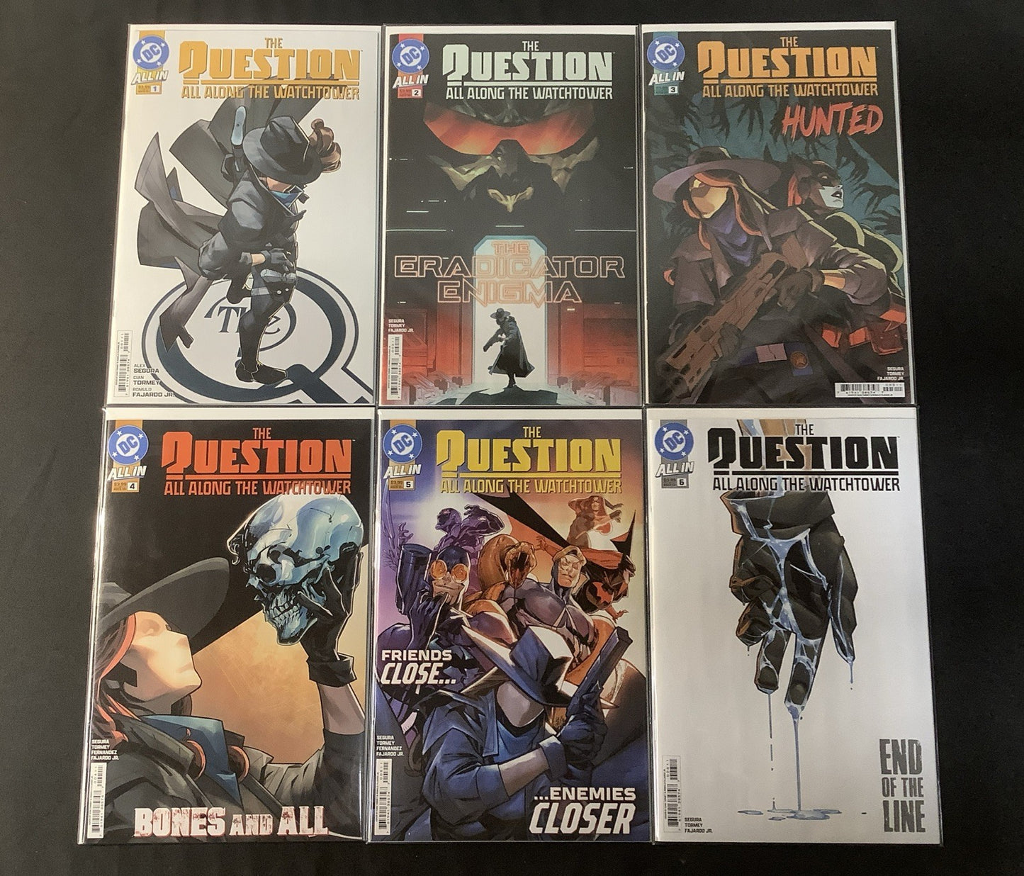 The Question: All Along the Watchtower #1-6 Complete Comic Set, Segura/Tormey