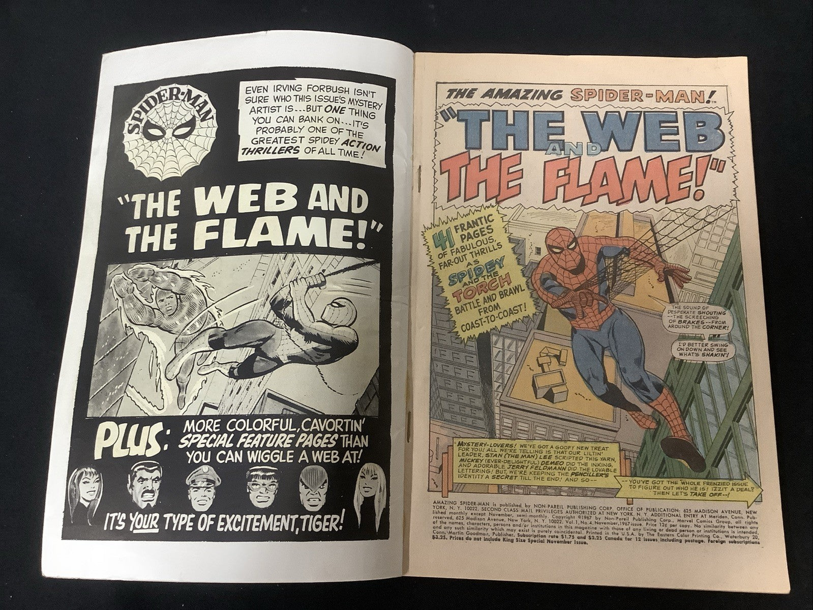 Amazing Spider-Man Annual #4 (1967) VG (4.0) Early App Mysterio In Costume