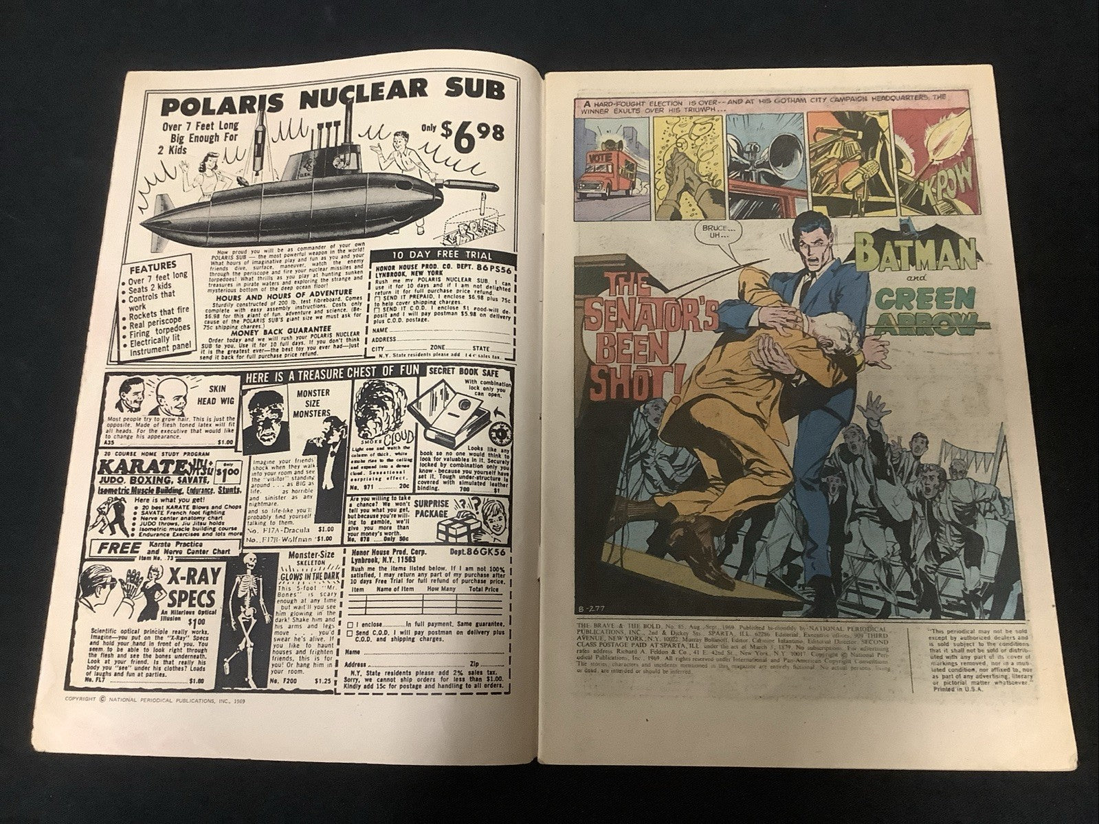 Brave and the Bold #85 (DC Comics August-Sep 1969) G/VG (3.0) Neal Adams