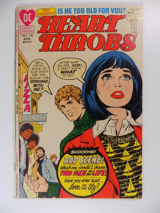 Heart Throbs #140 DC Comic April 1972 Fine/Very Fine