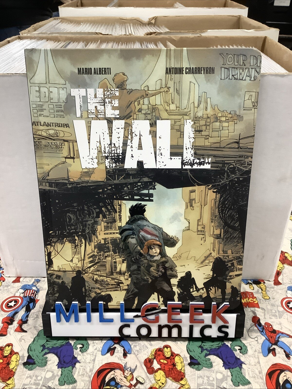 The Wall (Magnetic Press Inc. 2021) Hardcover Graphic Novel, Alberti/Charreyron