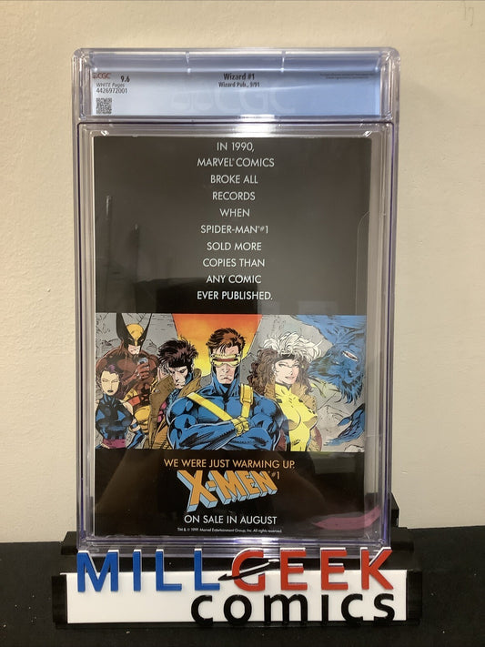 Wizard #1 (1991) CGC Graded 9.6, White Pages, Wizard Price Guide, Todd McFarlane