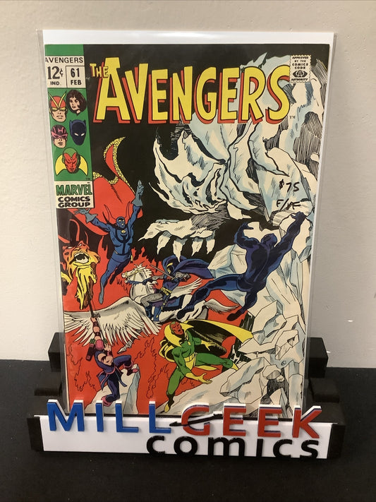 Avengers #61 (1969) F/VF (7.0) John Buscema/Roy Thomas, Dr. Strange Appearance