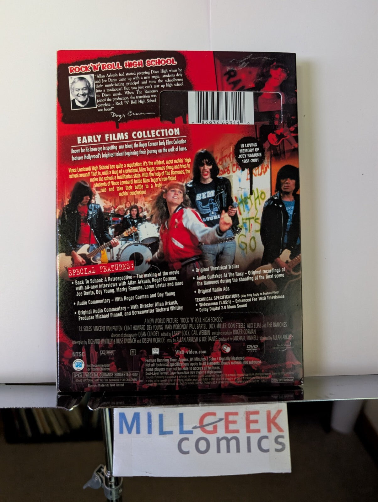 Rock 'n' Roll High School, The Ramones (DVD 2005) Like New -JD