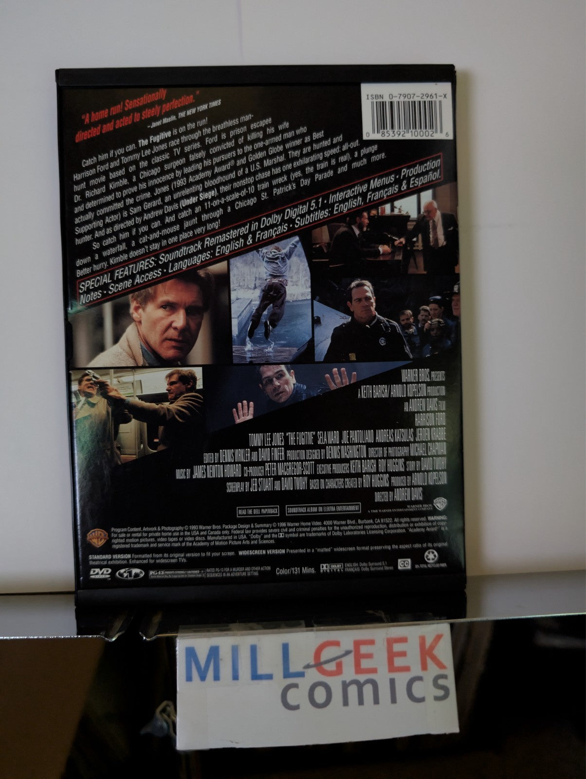 The Fugitive / G.I. Jane, 2 Movie Set (DVD) Like New -JD