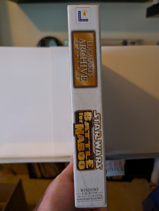 Star Wars Battle For Naboo, Big Box Complete SEALED, PC CD-ROM -JD