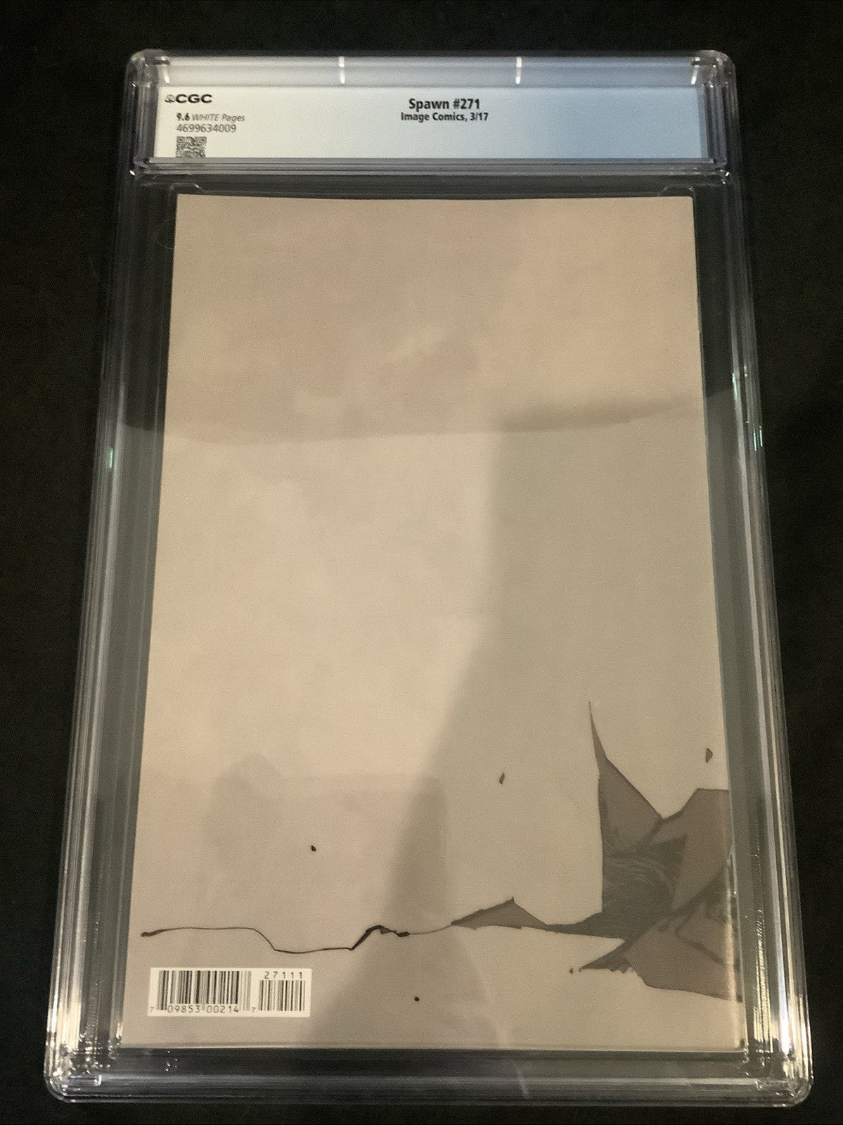 Spawn #271 (Image Comics) CGC Graded 9.6 (NM+) White Pages, Todd McFarlane, 2017