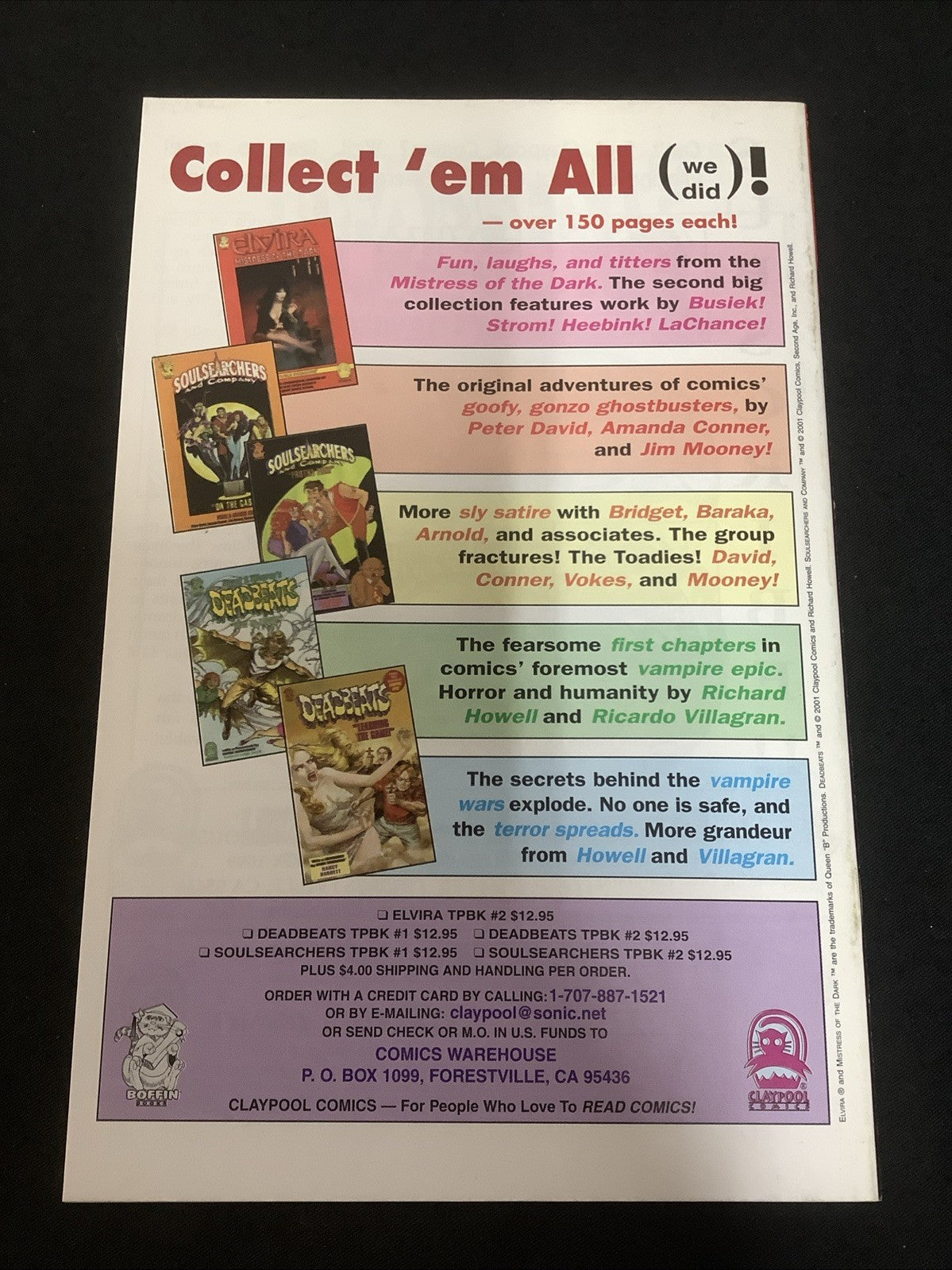 Elvira Mistress Of The Dark #154 (Claypool Comics 2006) VF (8.0) Photo Cover