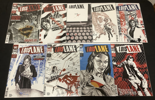 Lois Lane #1-9 Comic Lot, Greg Rucka Mike Perkins, 1st App Kiss Of Death, DC