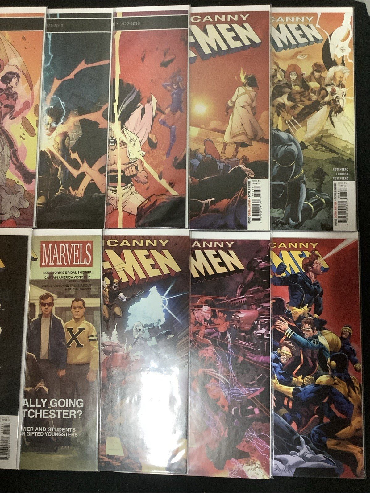 Uncanny X-Men #1-22 + Annual #1 (Missing #20) Comic Lot, Marvel Comics, 2019