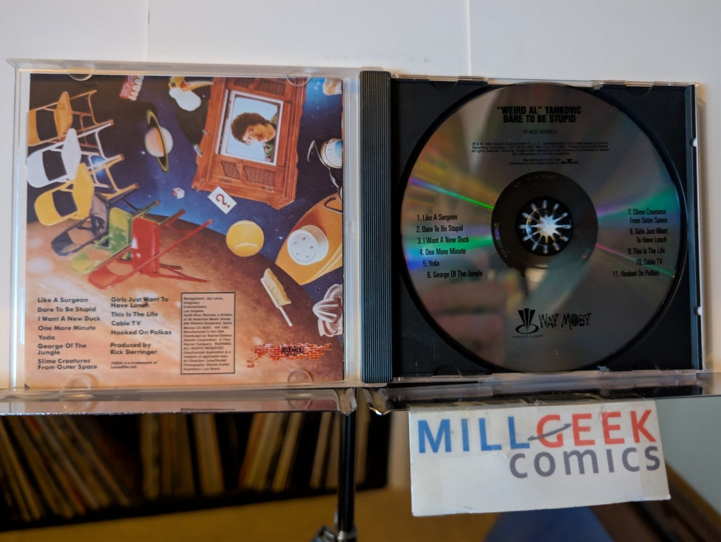 Comedy Albums 4 CD Lot (George Carlin, Ogden Edsl, Monty Python, Weird Al) -JD