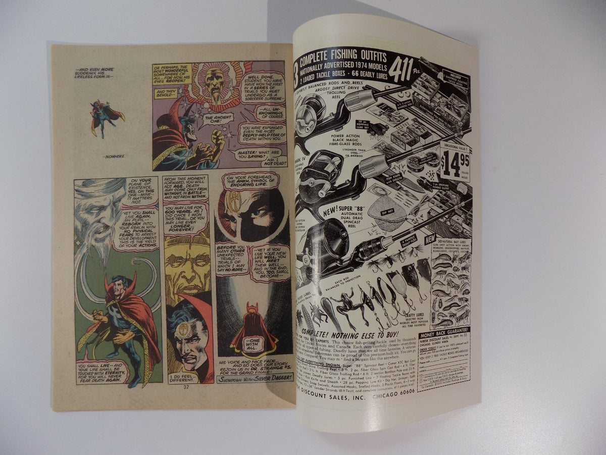 Doctor Strange #4 Marvel Comic October 1974 Very Fine+