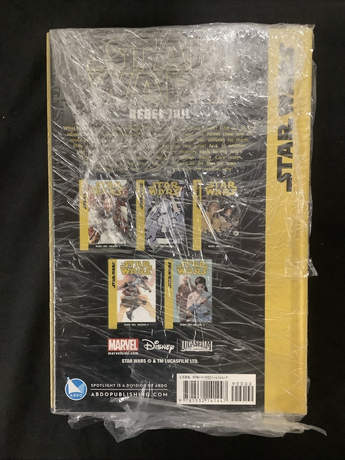 Star Wars Rebel Jail Vol. 1-5, Marvel/ABDO Publishing, Hardcover Library Copies